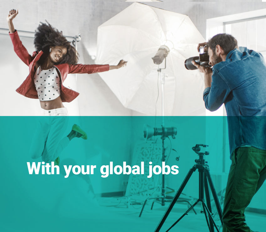 With your global jobs